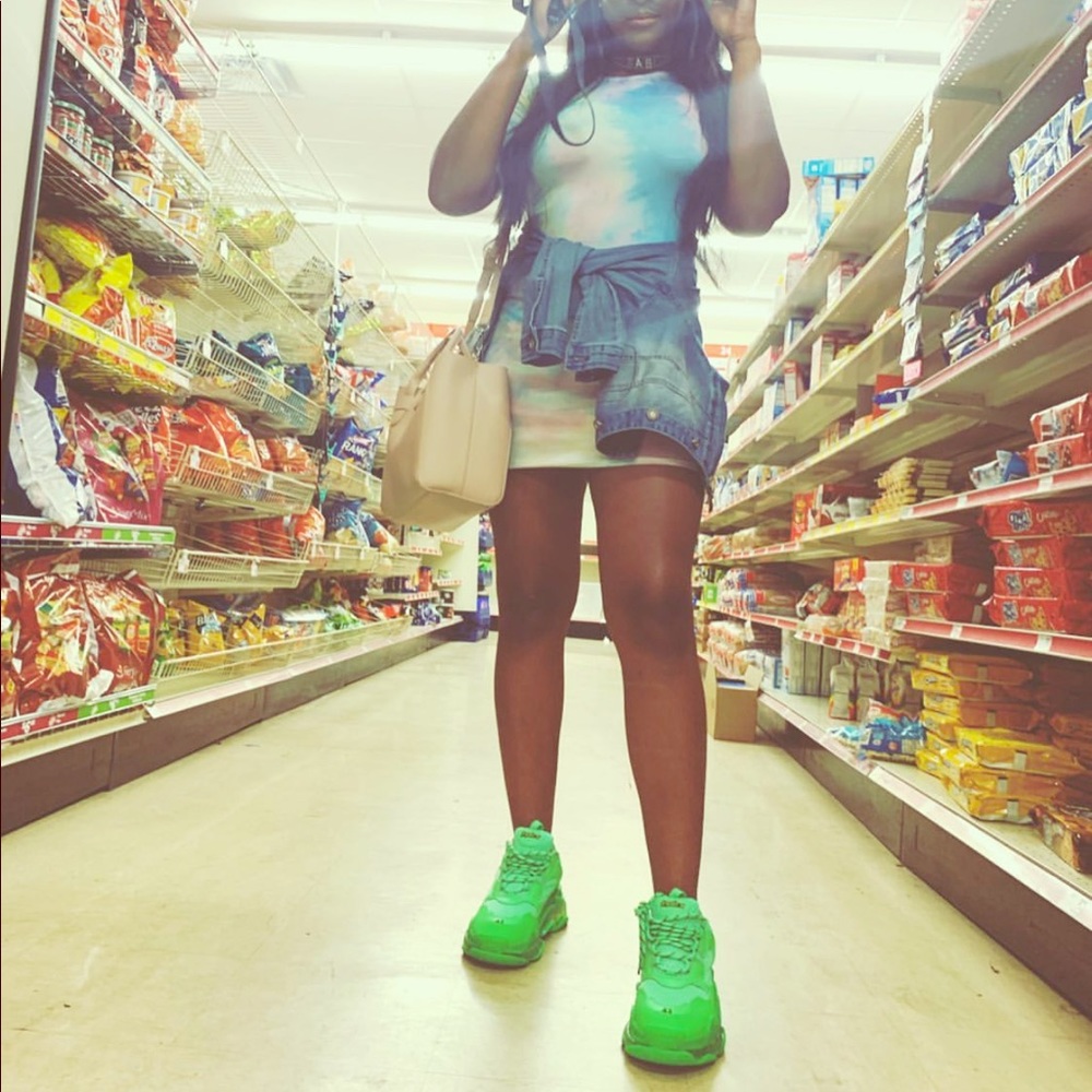 BALENCIAGA Lime green